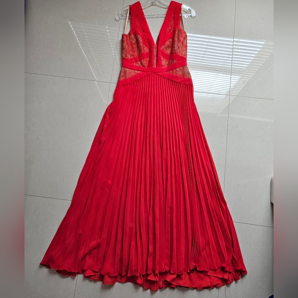 Formal orange dress!